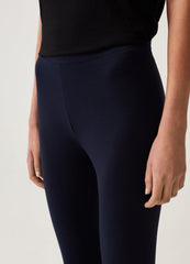 Leggings in stretch cotton