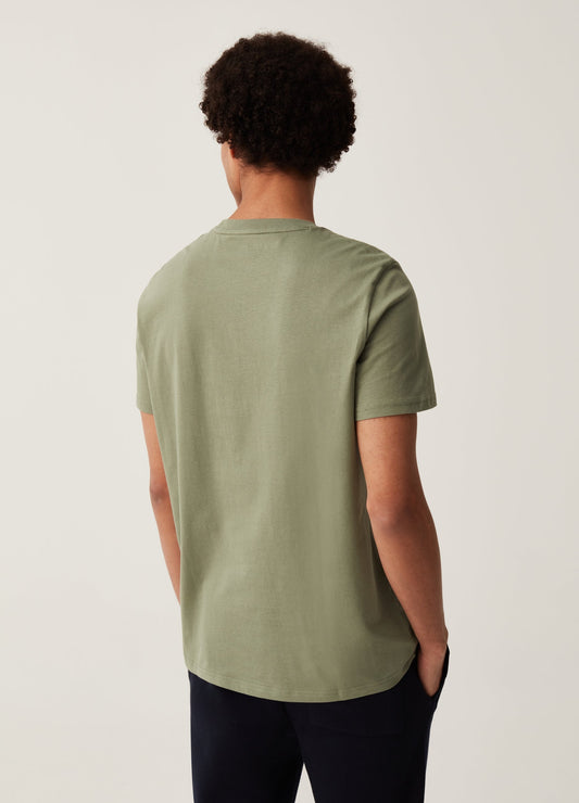 T-shirt with round neck and Grand&Hills print