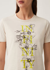 Cotton T-shirt with print