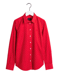 French Dot Stretch Broadcloth Shirt