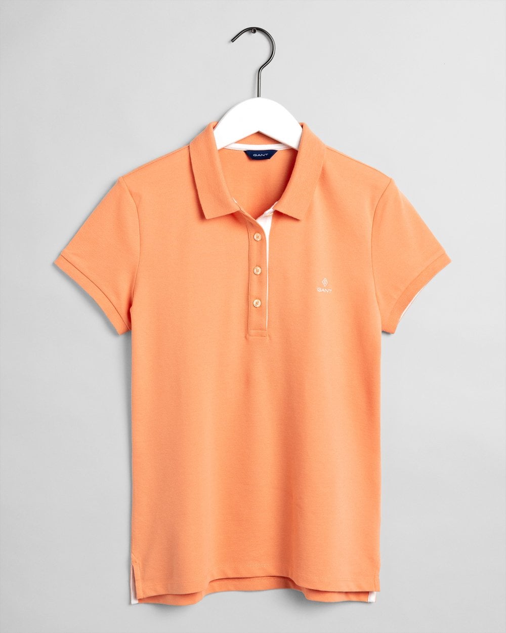 Contrast Collar Pique Polo Shirt