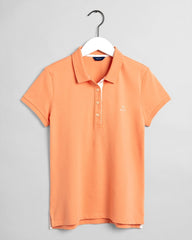 Contrast Collar Pique Polo Shirt