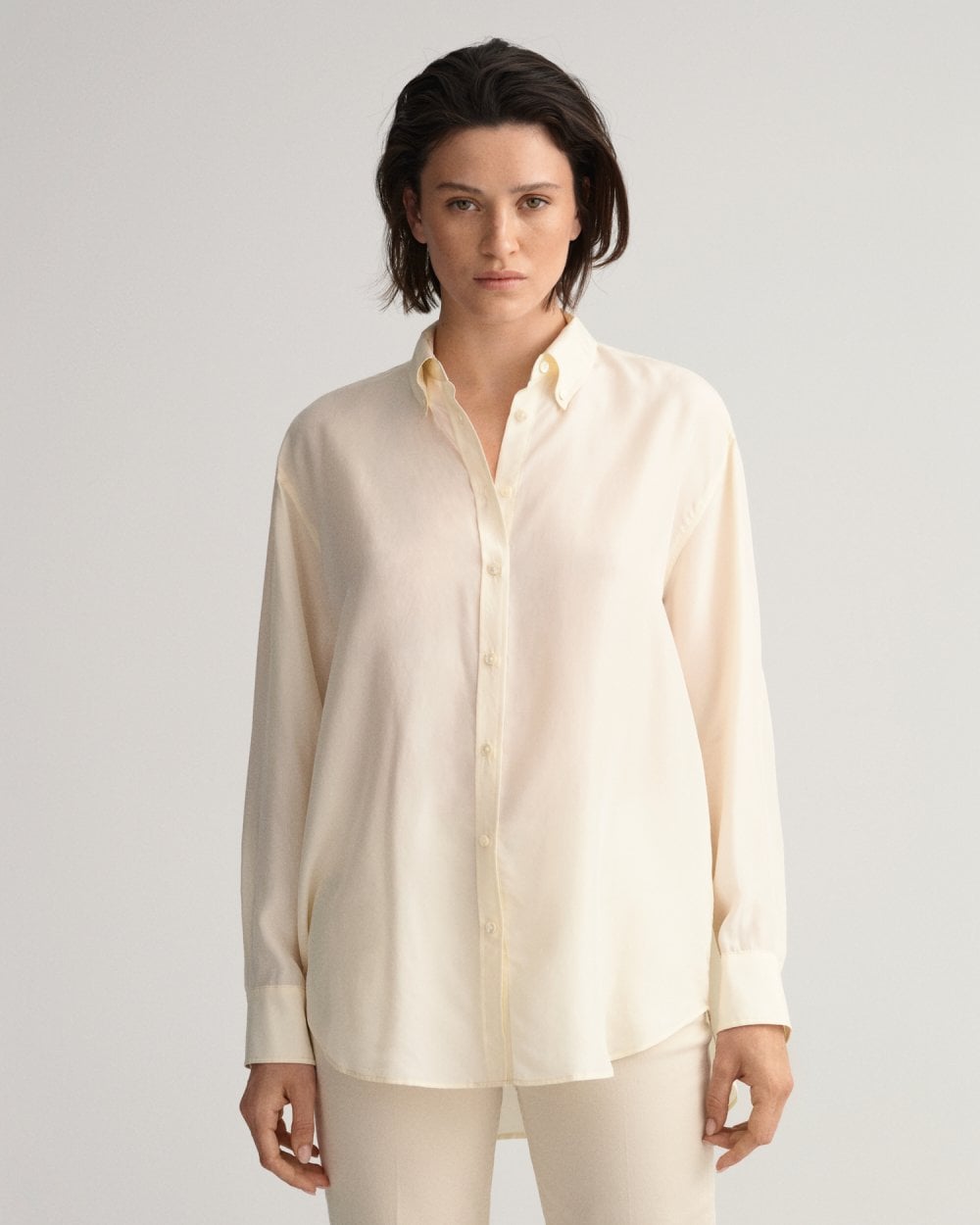 Relaxed Fit Silk Shirt