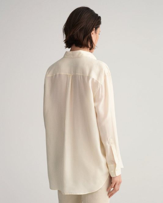 Relaxed Fit Silk Shirt