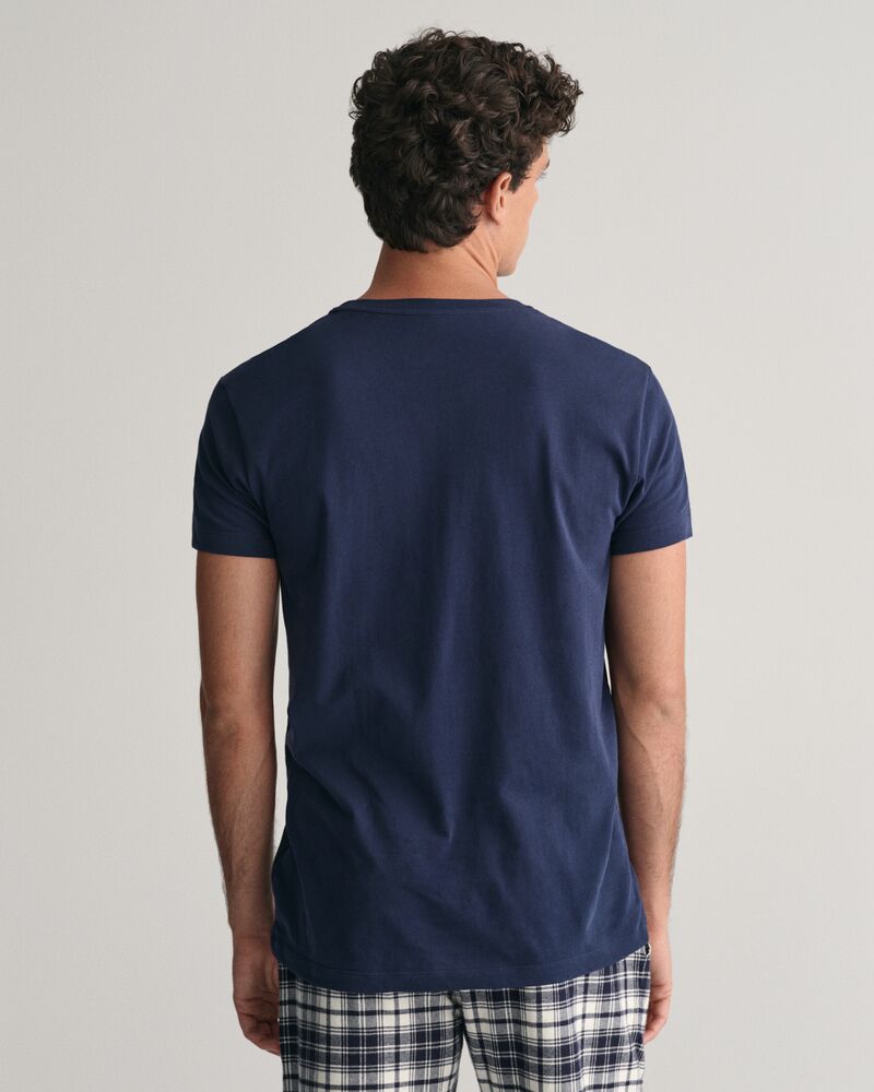 2-Pack Crew Neck T-Shirts S / Navy / White