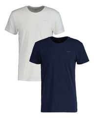 2-Pack Crew Neck T-Shirts S / Navy / White