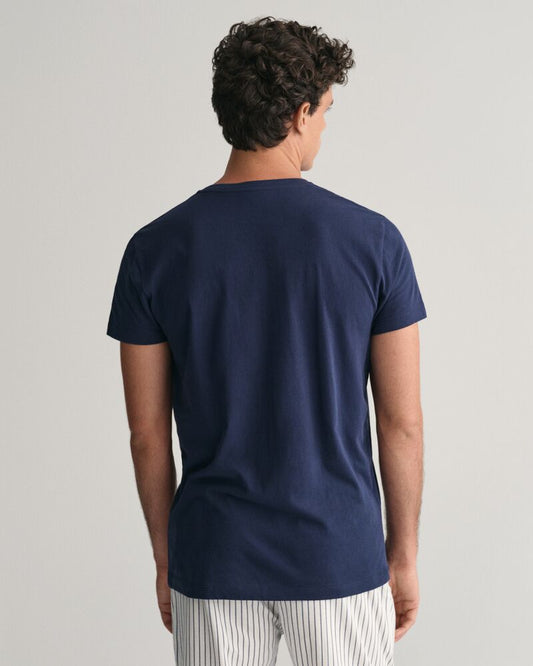 2-Pack V-Neck T-Shirts S / Navy / White