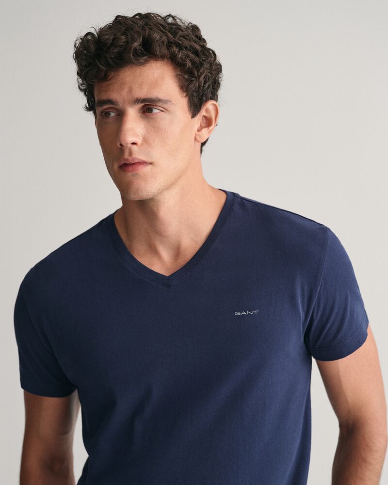 2-Pack V-Neck T-Shirts S / Navy / White