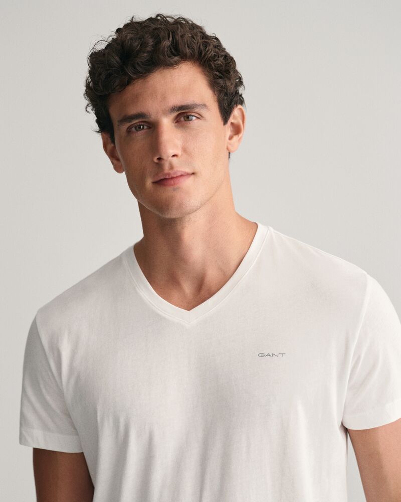 2-Pack V-Neck T-Shirts S / White