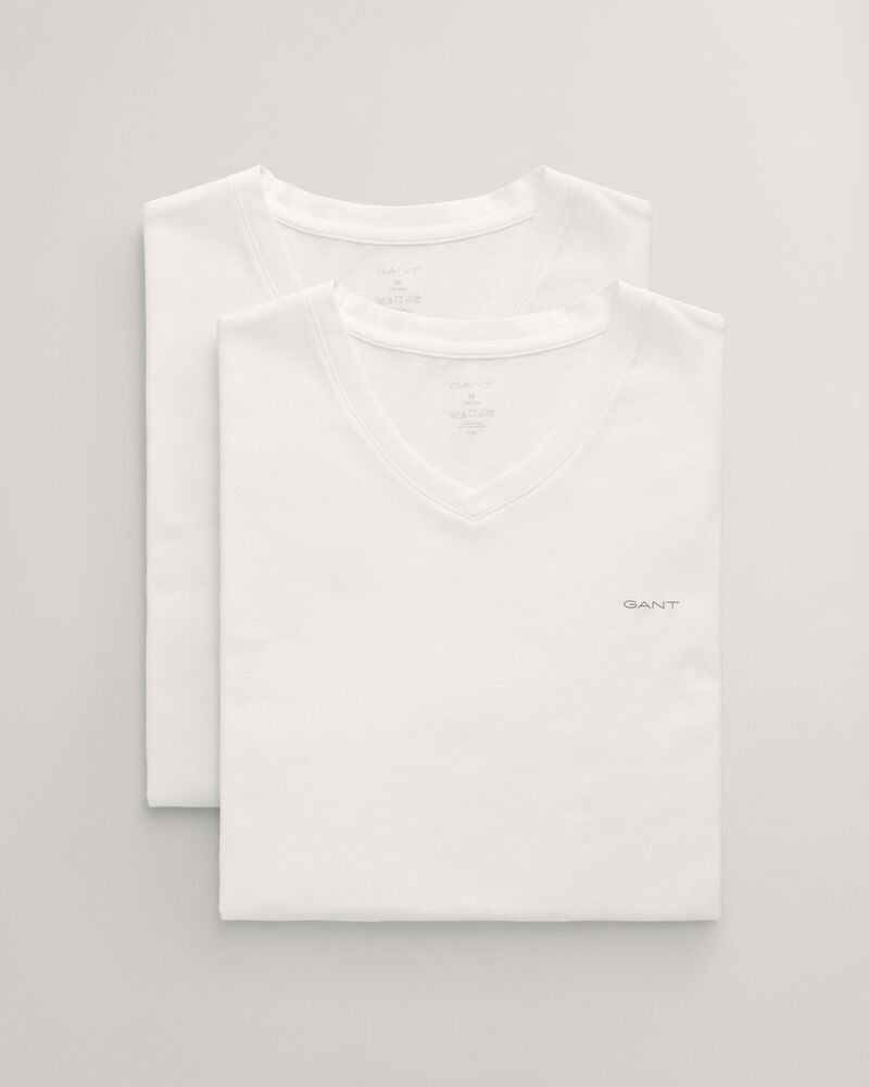 2-Pack V-Neck T-Shirts S / White