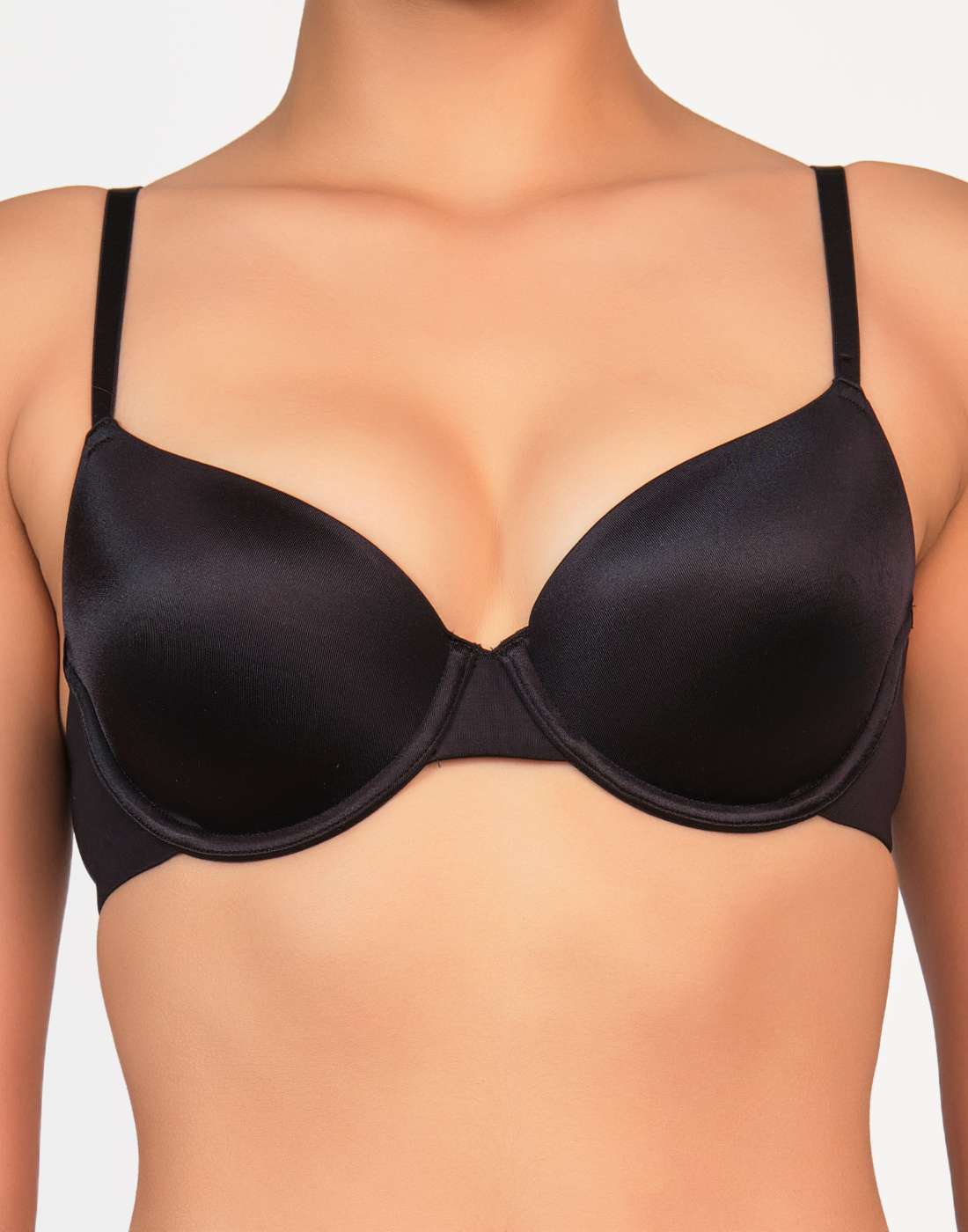 Isla & Evie Everyday Lightly Lined Demi Bra Black / 34B