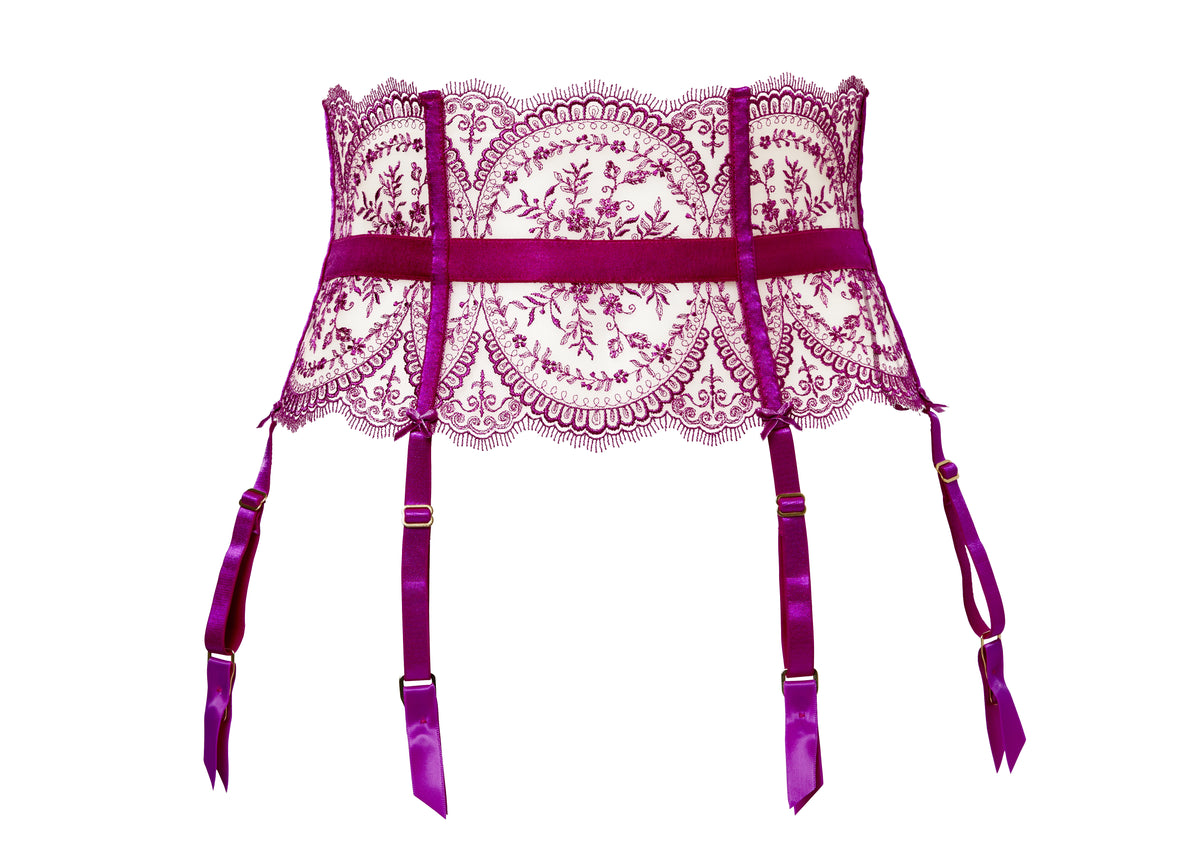 Dita Von Teese Severine Suspender Belt - Pink