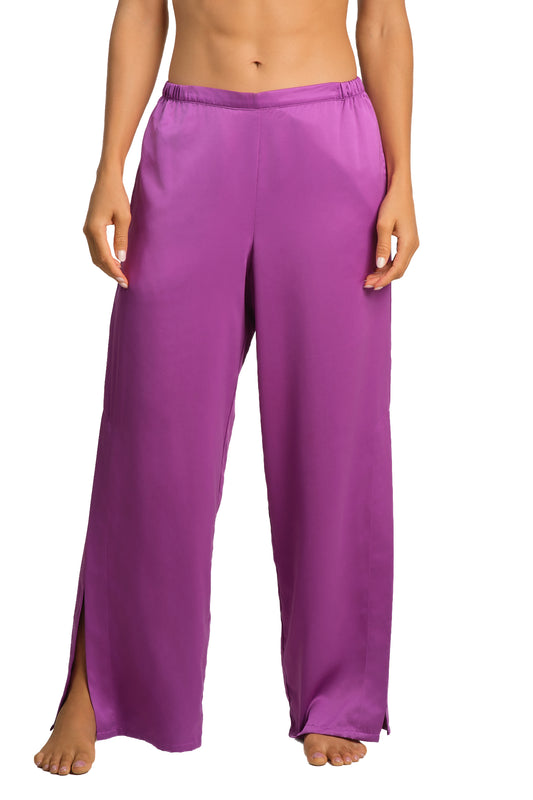 Isla & Evie Penelope Split Side Pants Dahlia / XS