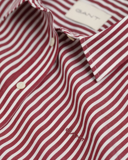 Regular Fit Striped Poplin Shirt