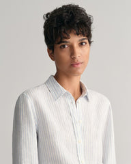 Regular Fit Striped Linen Shirt