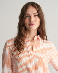 Regular Fit Striped Linen Shirt