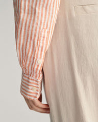 Regular Fit Striped Linen Shirt