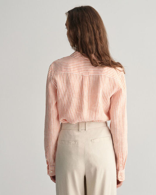 Regular Fit Striped Linen Shirt