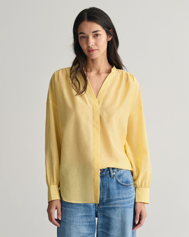 Cotton Silk Blouse Dusty Yellow / 32