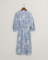 Regular Fit Magnolia Print Wrap Dress