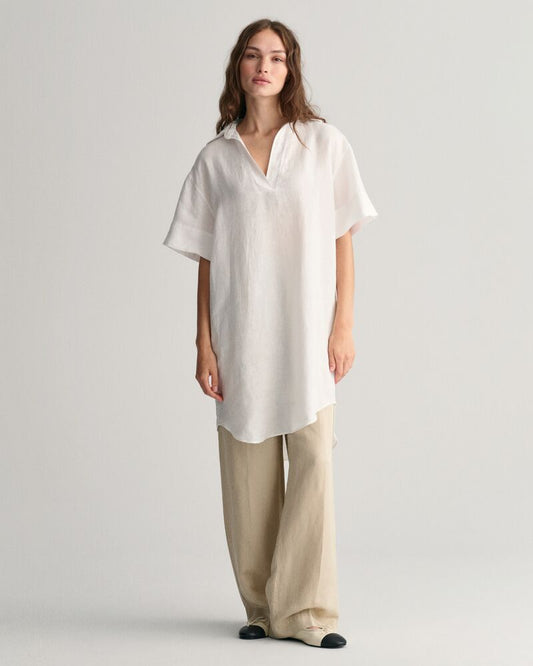 Linen Caftan White / 32