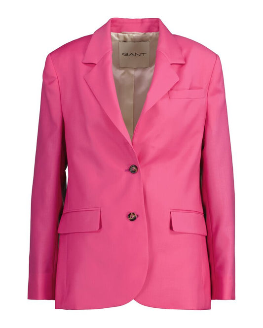 GANT Regular Fit Hopsack Blazer Perky Pink / 32