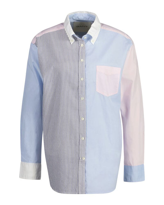 Relaxed Fit Patchwork Shirt