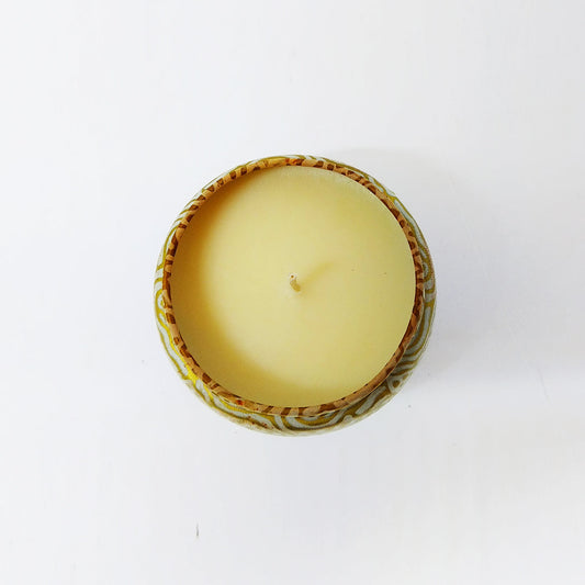 AURA MYST Mini Printed Tin Candle Vanilla