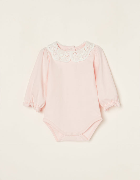 Newborn Long Sleeve Pink Bodysuit