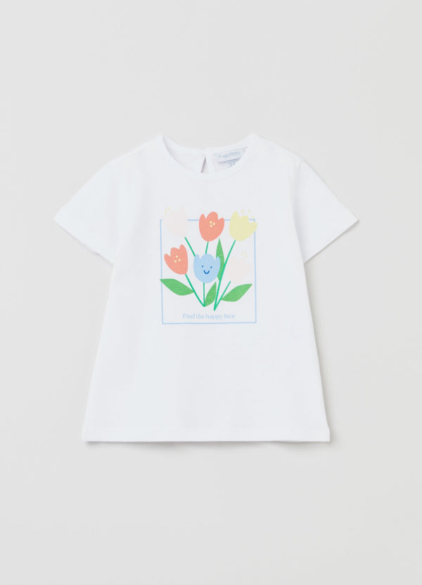 OVS Baby Girl Flower Print T-Shirt