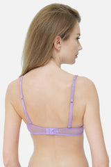 Isla & Evie Lace Demi Cup With Mesh Side Bra
