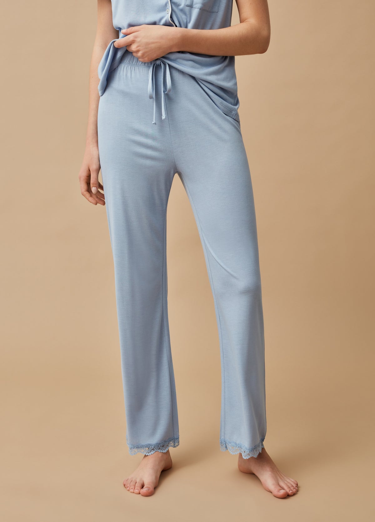 OVS Womens Viscose Pyjama Trousers With Lace