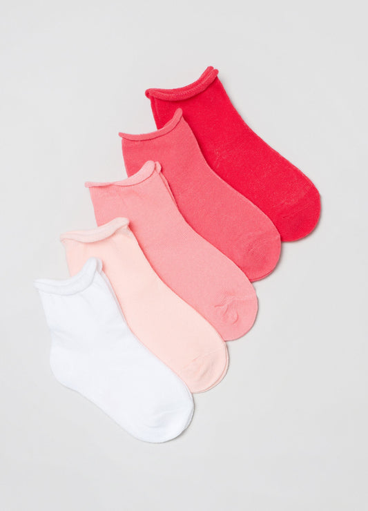OVS Five-pair Pack Short Stretch Multicoloured Socks