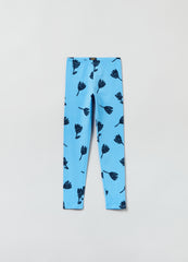 OVS Kid Girls Stretch Leggings With All-Over Print