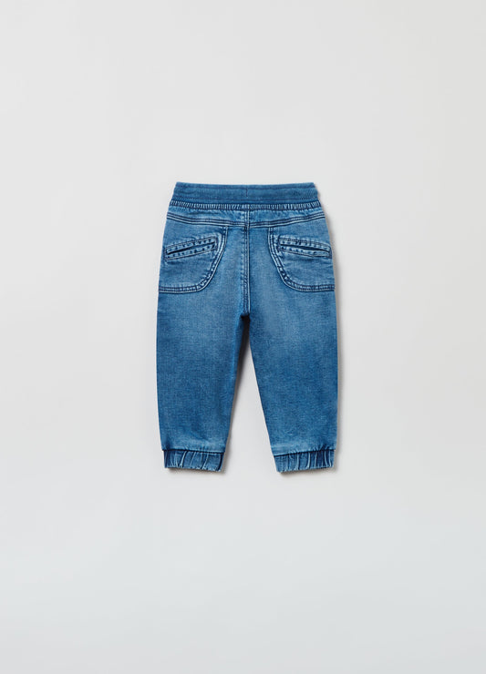 OVS Baby Boy Draw String Waist Seam Detail Jeans