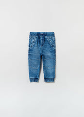 OVS Baby Boy Draw String Waist Seam Detail Jeans