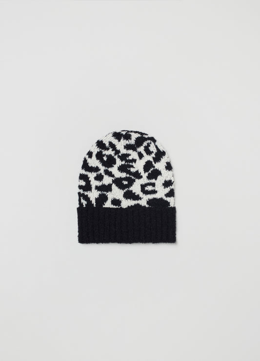 قبعة نسائية من OVS بنمط طباعة جلد الفهد