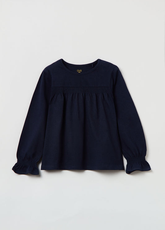 OVS T-Shirt With Smock Stitch Detailing