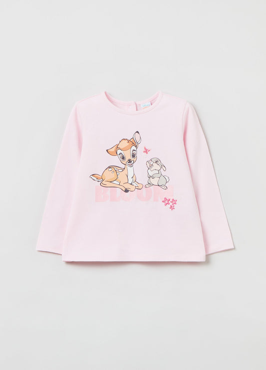 OVS Long-Sleeve T-Shirt With Bambi Print