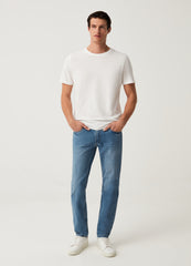 OVS Slim-Fit Jeans With Discolouring