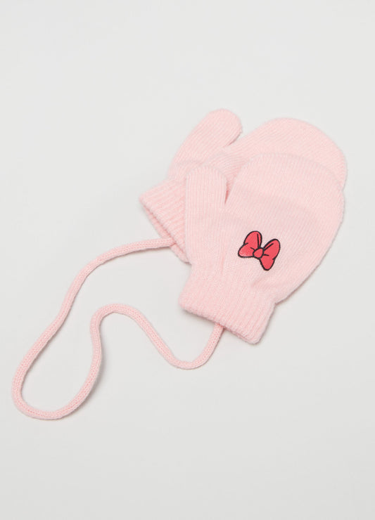 OVS Disney Baby Minnie Mouse Mittens With String