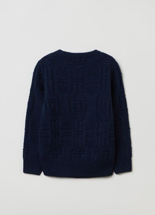 OVS Kid Boys Pullover With Jacquard Design