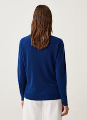 OVS Womens Pullover With Mock Neck
