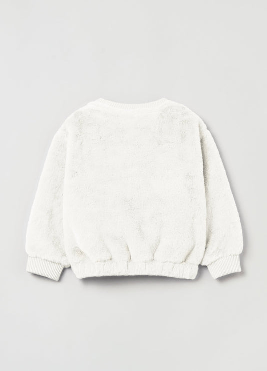 OVS Girls Faux Fur Sweatshirt