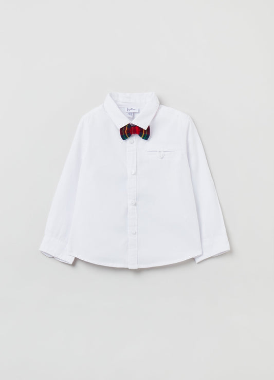 OVS Baby Boy Tartan Bow Tie Shirt