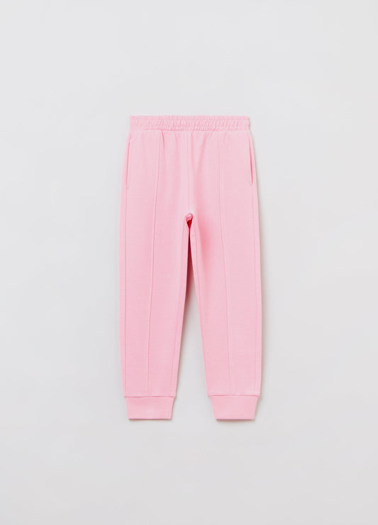 OVS Girls Plush Joggers With Embossed Seams