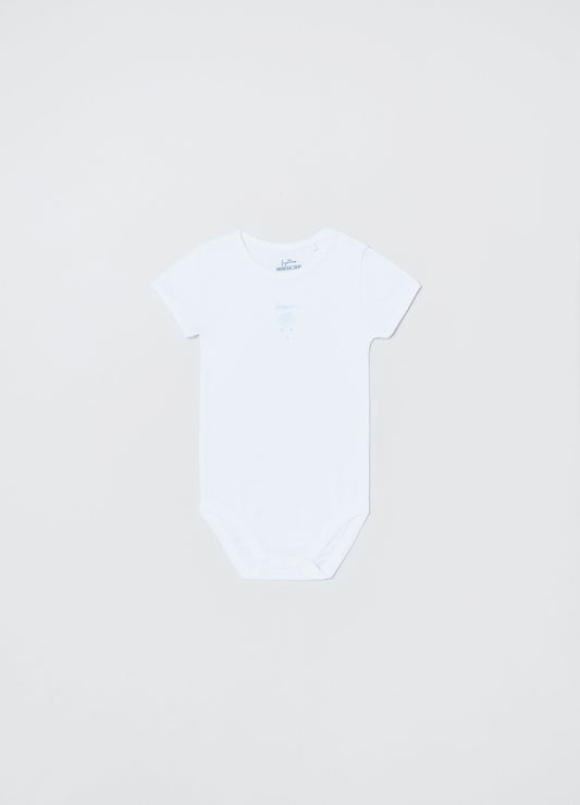 Ovs Baby Boy Three-Pack Cotton Bodysuits With Print