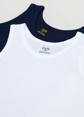 OVS Boys Two-Pack Vests With Round Neck