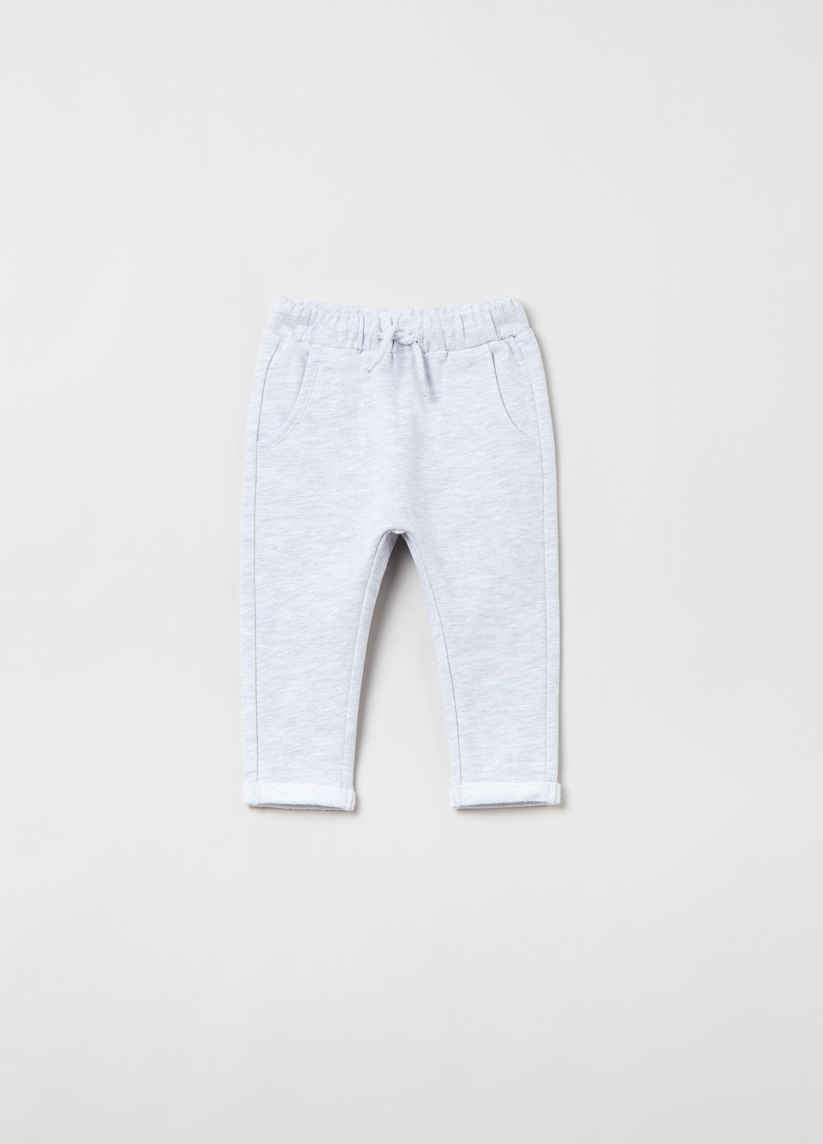 OVS Baby Boy Cotton Joggers With Drawstring