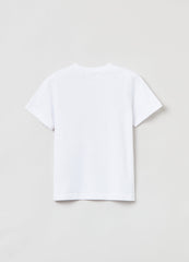 OVS Boys Solid Color Cotton T-Shirt